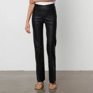 Lamb leather LIKE NEW MABELLA Black Women's Leggings